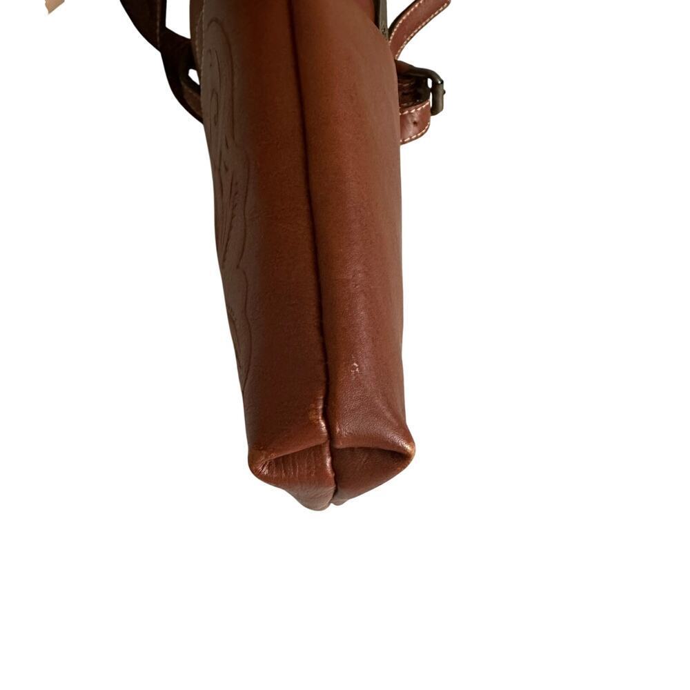 Patricia Nash Tooled Leather Crossbody Brown Floral Embossed Boho Western Bag - Picture 12 of 16